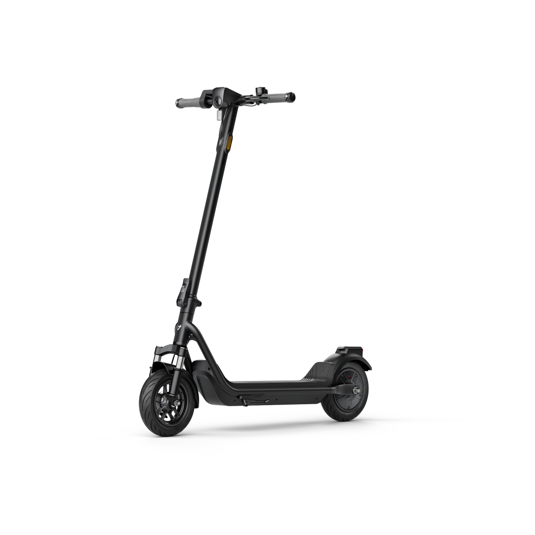 NIU - KQi100F Electric KickScooter Right front angle of product display on white background